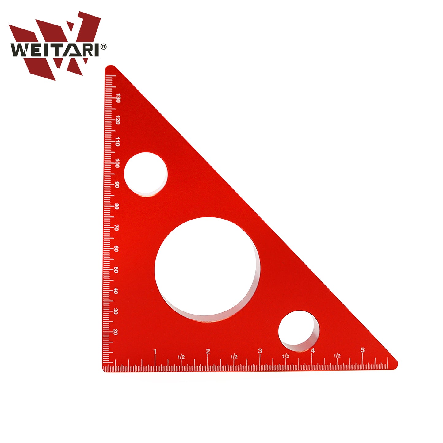 WEITARI Aluminum Alloy Triangle Ruler