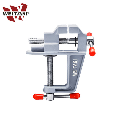 WEITARI mini vise grips 35MM Aluminium Alloy Table Bench Clamp Vise Bench Vise Table Screw Vise for DIY Craft Mold Fixed Repair Tool