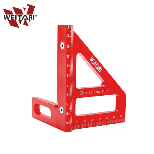 WEITARI® Square Protractor Miter Triangle Ruler Layout Measuring Tools
