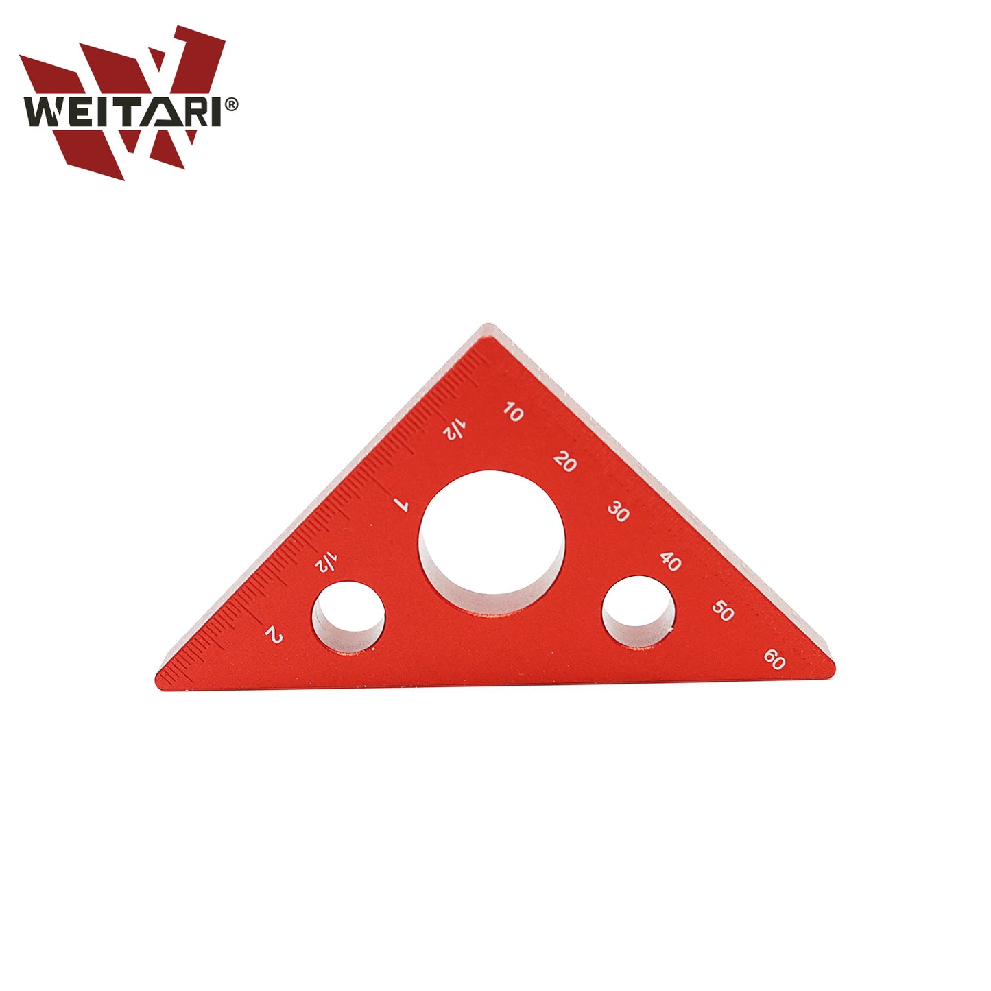 WEITARI Aluminum Alloy Triangle Ruler