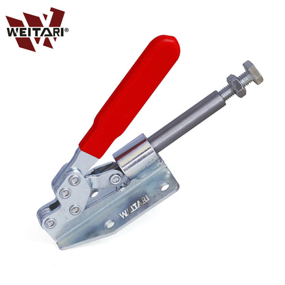 WEITARI® 2pcs Adjustable Toggle Clamp, Pull Button Quick Release Push Pull Action Toggle Clamp 397 Lbs Capacity 30mm Stroke 45# Steel 36020 Toggle Clamp