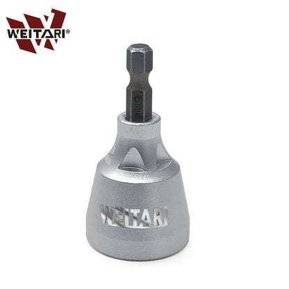 WEITARI® Deburring External Chamfer Tool, with HSS Blade and Tungsten Blade, Deburring Drill Bit, Remove Burr Tools 1/8"-3/4"(3mm-19mm)