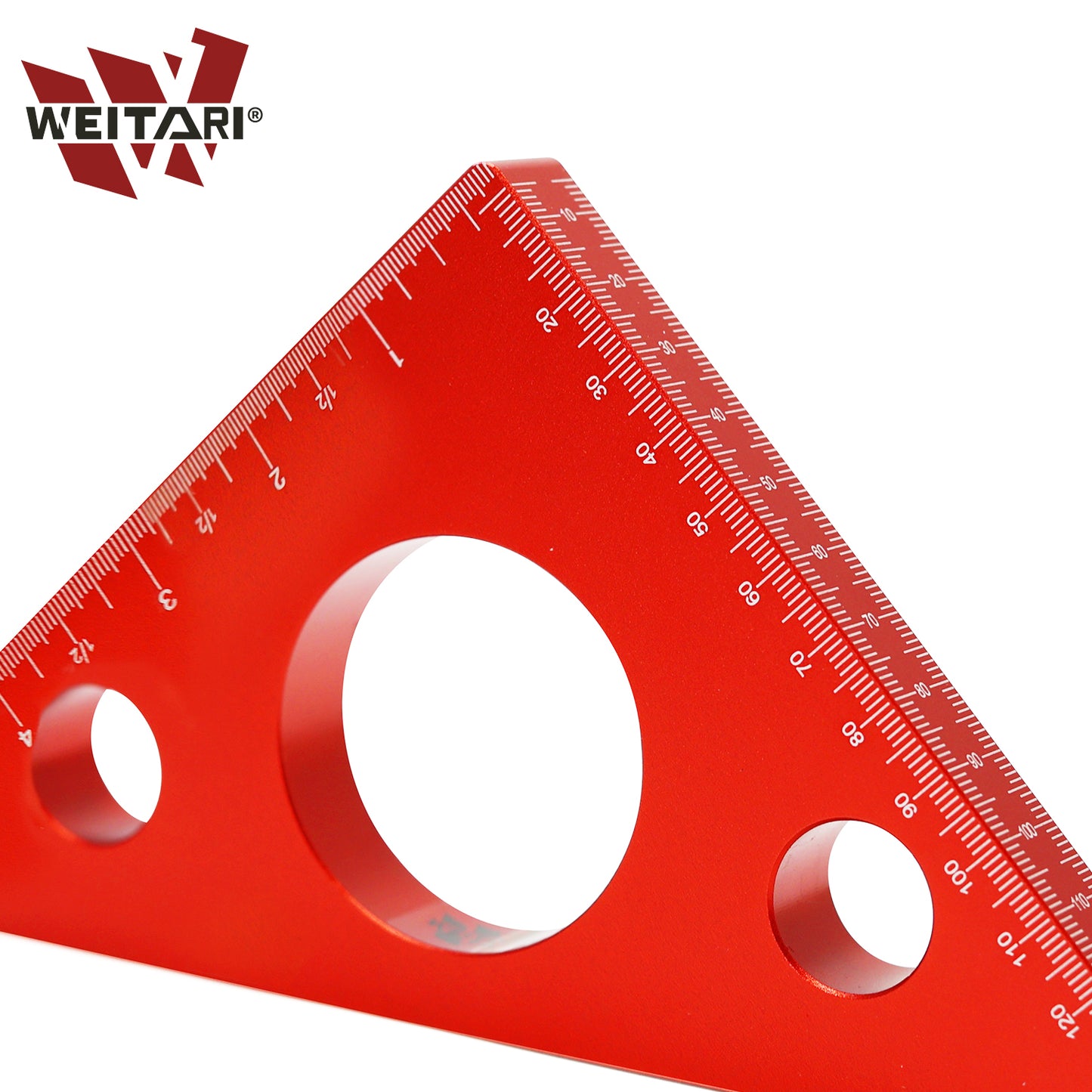 WEITARI Aluminum Alloy Triangle Ruler