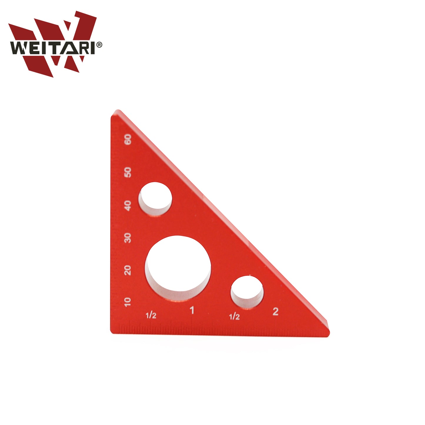 WEITARI Aluminum Alloy Triangle Ruler