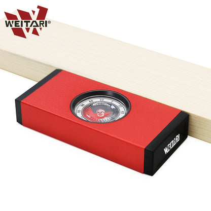 WEITARI Angle Slope Measuring Instrument Mini Protractor Level Meter Angle Finder Clinometer Slope Angle Meter Magnetic Design Level Meter Slope Measuring Instrument Gaug