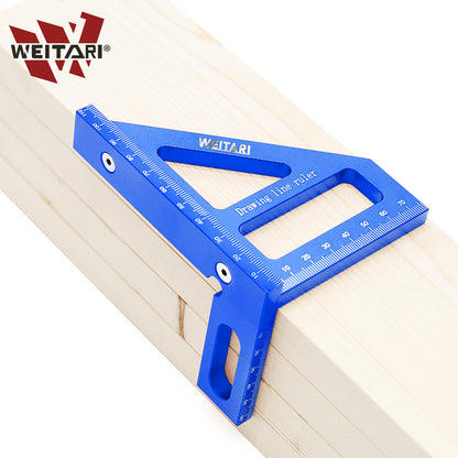 WEITARI® Square Protractor Miter Triangle Ruler Layout Measuring Tools