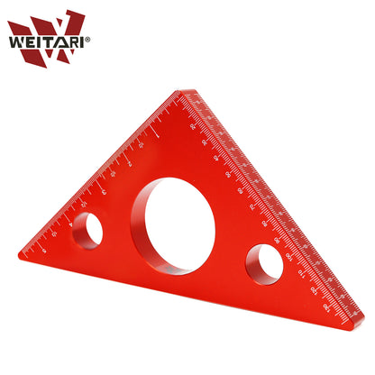 WEITARI Aluminum Alloy Triangle Ruler