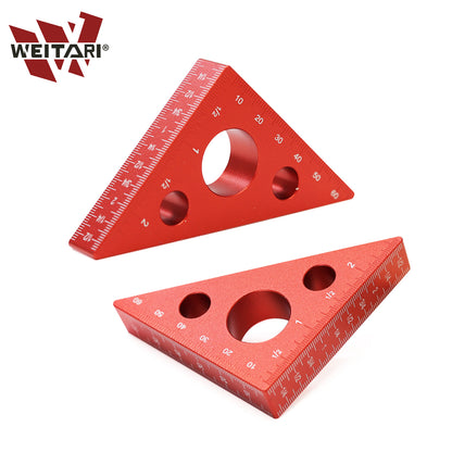 WEITARI Aluminum Alloy Triangle Ruler