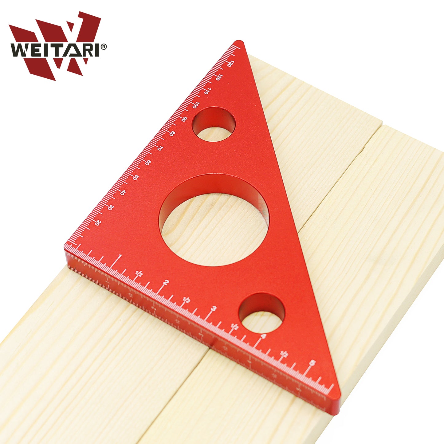 WEITARI Aluminum Alloy Triangle Ruler