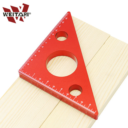 WEITARI Aluminum Alloy Triangle Ruler