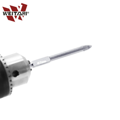 WEITARI® 3/4/5/6/7mm Cross Hex Tile Wall Drill Bits