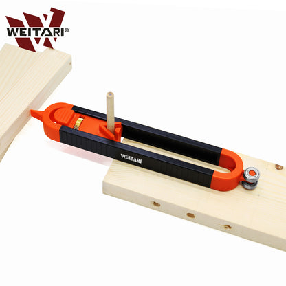 WEITARI® Precise Contour Gauge Scribe-Tool Woodworking - With Lock For Pencil, Profile Scribing Ruler,Upgrade Measuring Scriber Tools