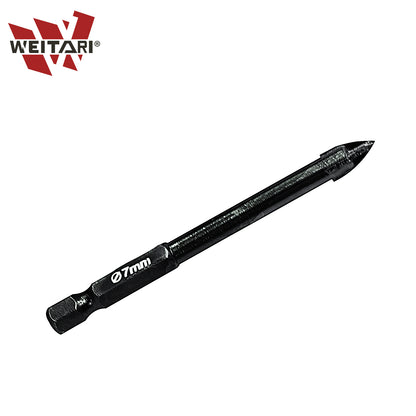 WEITARI® 3/4/5/6/7mm Cross Hex Tile Wall Drill Bits