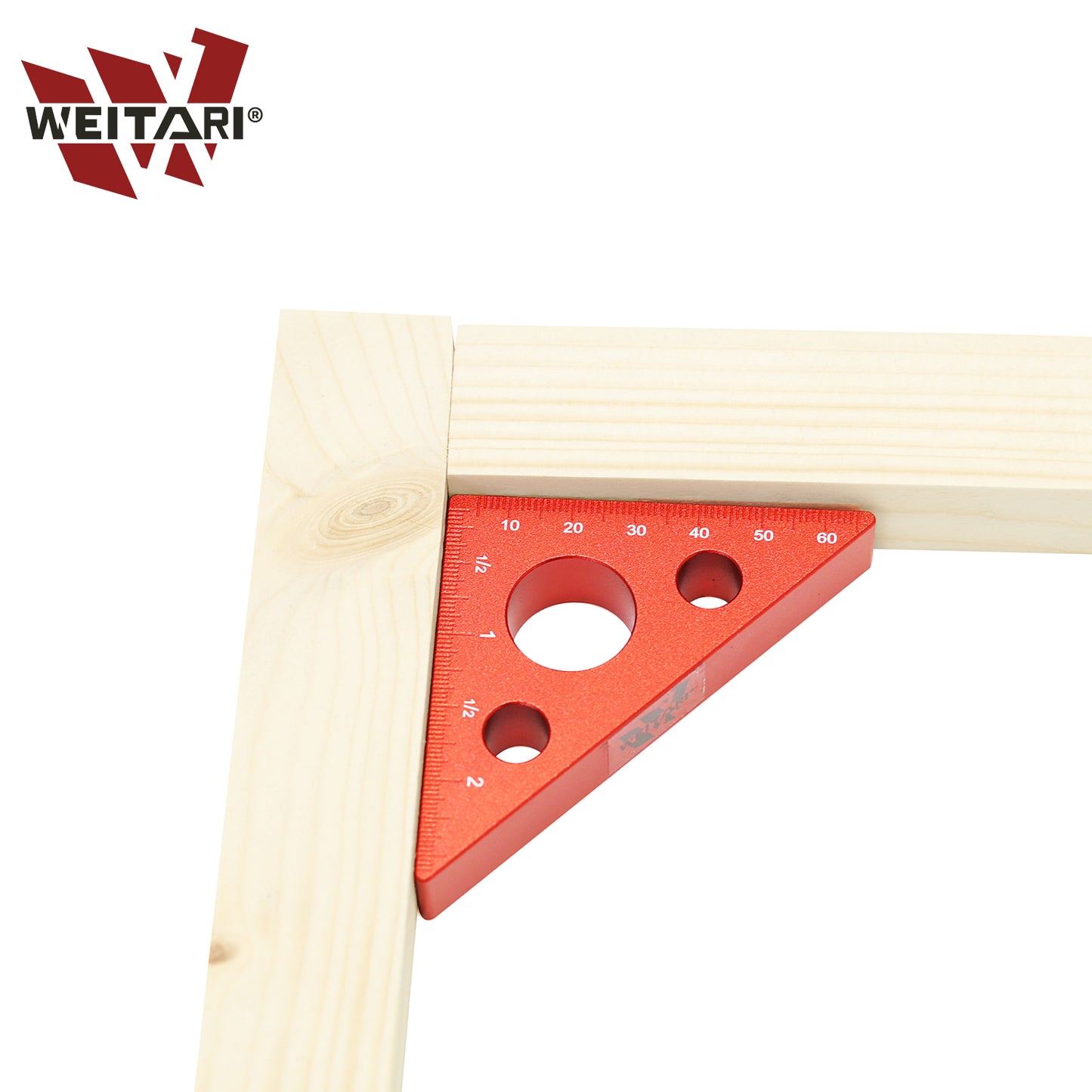 WEITARI Aluminum Alloy Triangle Ruler