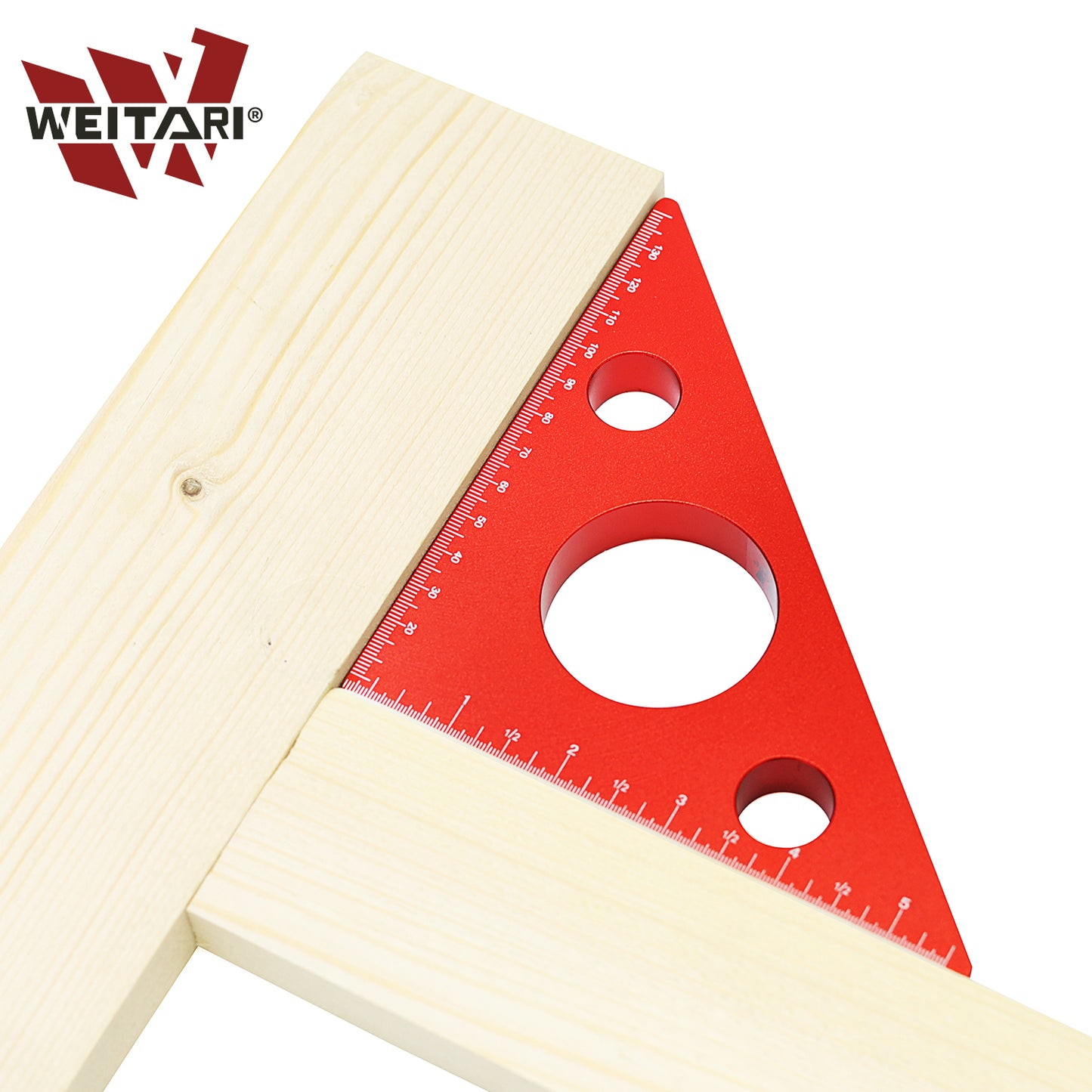 WEITARI Aluminum Alloy Triangle Ruler