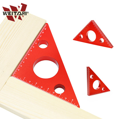 WEITARI Aluminum Alloy Triangle Ruler