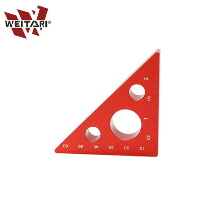 WEITARI Aluminum Alloy Triangle Ruler