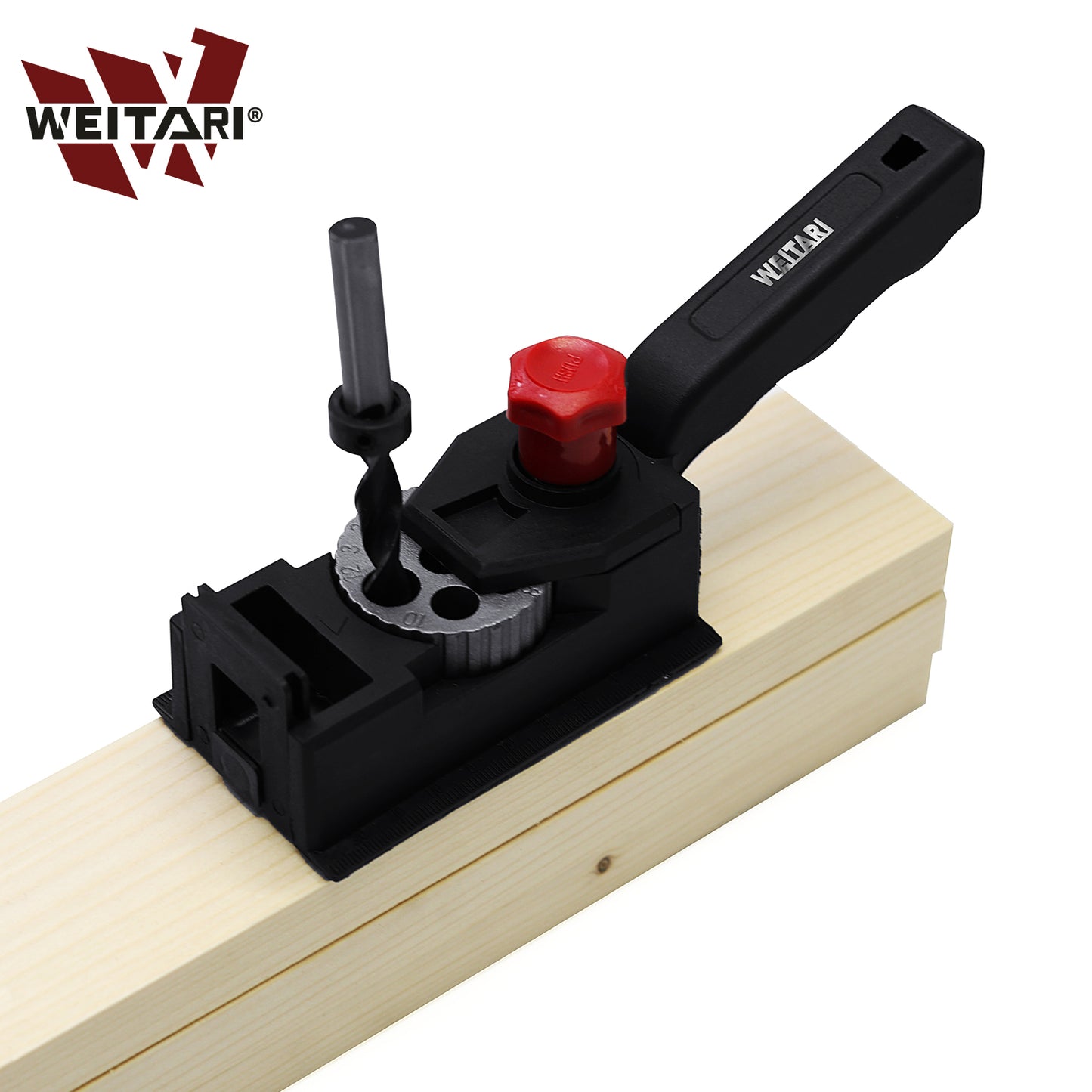 WEITARI® Drilling Guide 38pcs/Set Wood Dowel Straight Hole Jig Drill Bit Woodworking Carpentry Positioner Locator DIY Tool