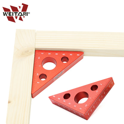 WEITARI Aluminum Alloy Triangle Ruler