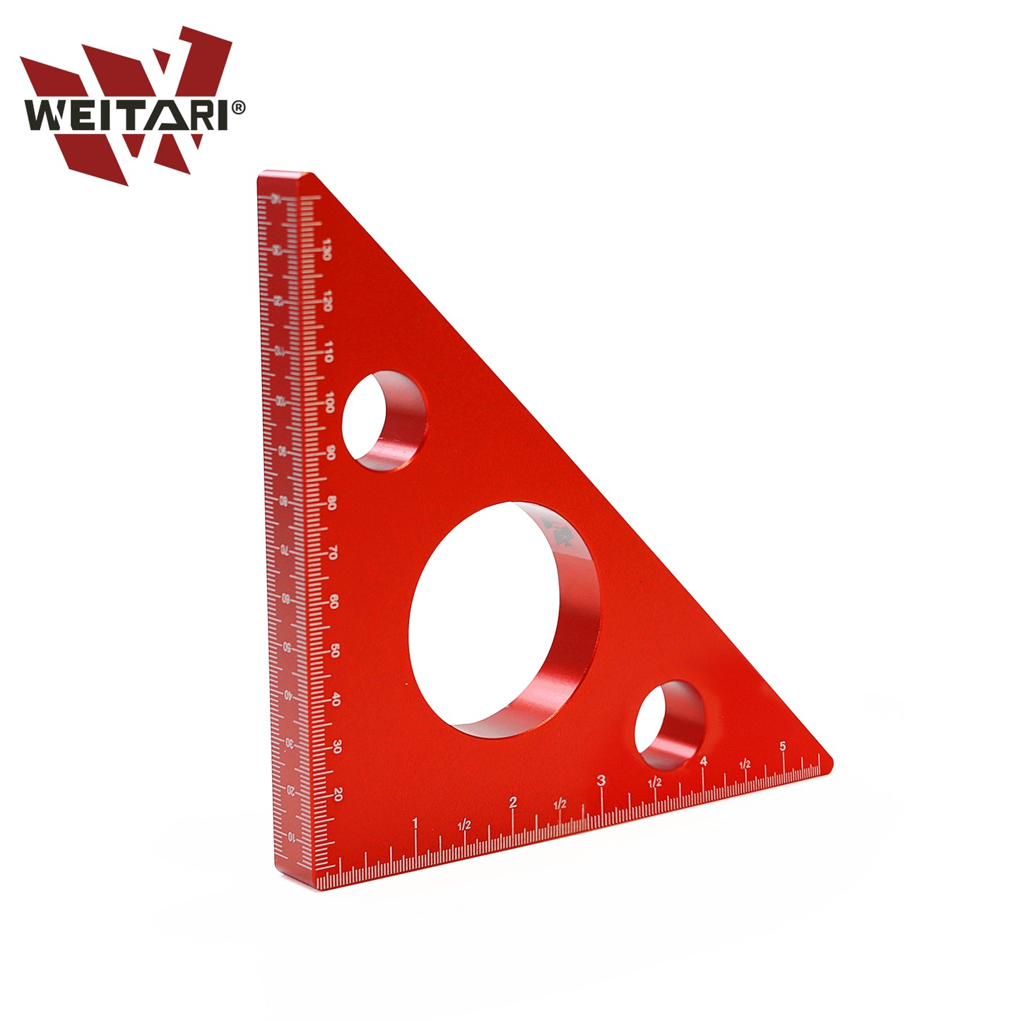 WEITARI Aluminum Alloy Triangle Ruler