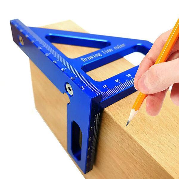 WEITARI® Square Protractor Miter Triangle Ruler Layout Measuring Tools