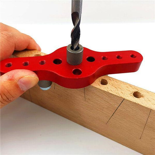 WEITARI® 6 10mm Vertical Self-Centering Drill Guide with Bushing Woodworking Drilling Locator Hole Puncher DIY Tool