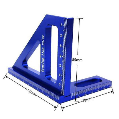 WEITARI® Square Protractor Miter Triangle Ruler Layout Measuring Tools