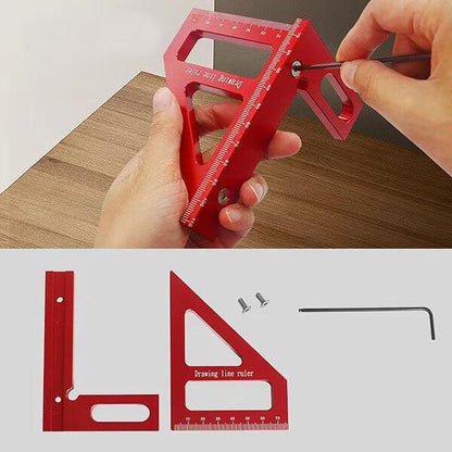 WEITARI® Square Protractor Miter Triangle Ruler Layout Measuring Tools