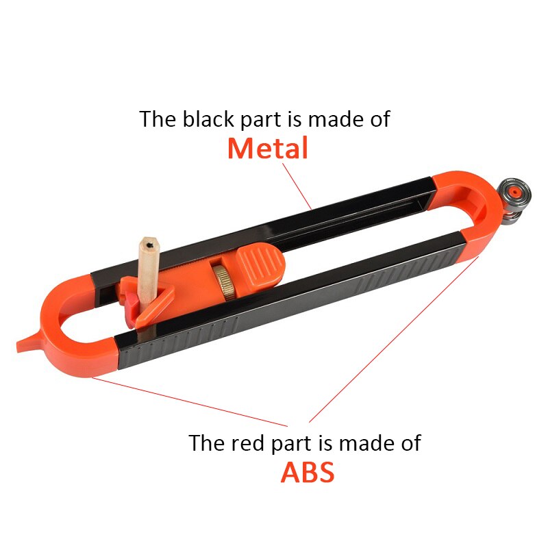 WEITARI® Precise Contour Gauge Scribe-Tool Woodworking - With Lock For Pencil, Profile Scribing Ruler,Upgrade Measuring Scriber Tools