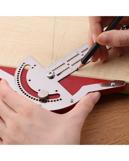 WEITARI® Ultra Precision Marking Ruler Square T Type Woodworking Scriber Measuring Tool