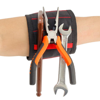 WEITARI® Magnetic Wristband For Holding Screws, Nails, Bolts, Drill Bits, Fasteners, Scissors, and Other Small Tools